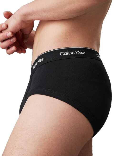 BOTTOMS MULTI Set de 3 boxeri negru - Slip pentru bărbați