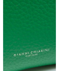 GIANNI CHIARINI HERMY Pocheta din piele ciocanita steag-nature - Genți femei - 3