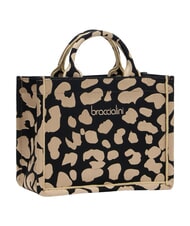 BRACCIALINI WINTER Geantă de m&acirc;nă S, m&acirc;ner dublu leopard - Genți femei - 2