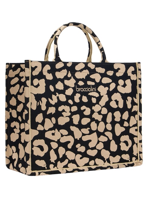 WINTER Geantă XL, m&acirc;ner dublu leopard - Genți femei