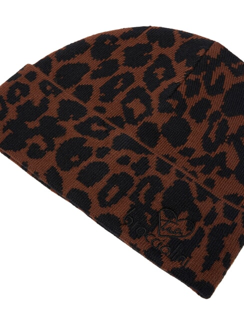COLD WEATHER Pălărie cu boruri cu manșetă leopard - Căciuli