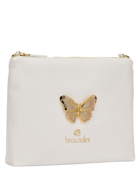BETH JEWELS Geantă tip clutch, cu curea de umăr alb - Genți femei