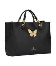 BRACCIALINI BETH JEWELS Geantă de m&acirc;nă cu m&acirc;ner dublu și curea de umăr negru - Genți femei - 2