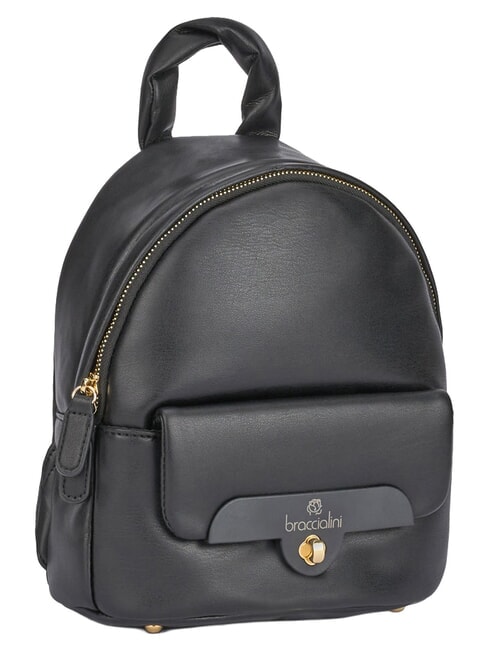 PUFFY Rucsac cu efect Nappa negru - Genți femei