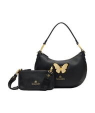 BRACCIALINI BETH JEWELS Geantă de umăr &icirc;n formă de semilună M negru - Genți femei - 3