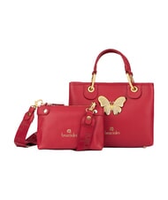 BRACCIALINI BETH JEWELS Geantă de m&acirc;nă M cu m&acirc;ner dublu roșu - Genți femei - 3