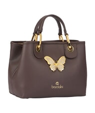BRACCIALINI BETH JEWELS Geantă de m&acirc;nă M cu m&acirc;ner dublu maro - Genți femei - 2