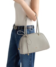 FURLA POPPY Geantă de umăr, piele gri piatră - Genți femei - 5