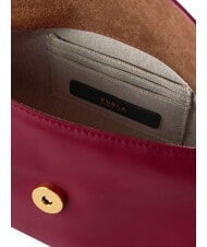 FURLA SFERA SOFT Geantă de m&acirc;nă din piele, cu curea de umăr rododendron - Genți femei - 4