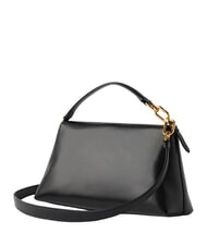 FURLA SFERA SOFT Geantă de m&acirc;nă din piele, cu curea de umăr negru - Genți femei - 3