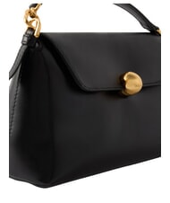 FURLA SFERA SOFT Geantă de m&acirc;nă din piele, cu curea de umăr negru - Genți femei - 4