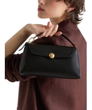 FURLA SFERA SOFT Geantă de m&acirc;nă din piele, cu curea de umăr negru - Genți femei - 5