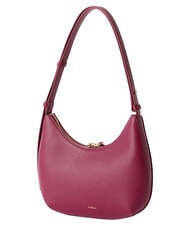 FURLA GOCCIA Geanta de umar din piele ciocanita rododendron - Genți femei - 3