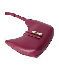 FURLA GOCCIA Geanta de umar din piele ciocanita rododendron - Genți femei - 5