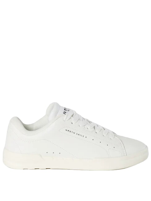 FENDER PLAIN Adidași din piele alb - Pantofi bărbați