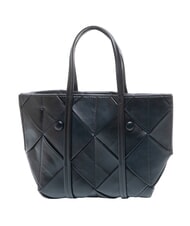 CALVIN KLEIN WOVEN Geantă de m&acirc;nă cu curea de umăr pe negru - Genți femei - 4