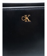 CALVIN KLEIN CK ELONGATED Geantă de umăr pe negru - Genți femei - 3
