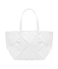 CALVIN KLEIN WOVEN Geantă de m&acirc;nă cu curea de umăr alis alb - Genți femei - 4