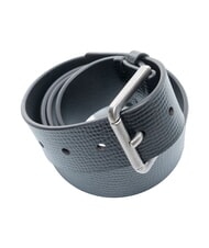 CALVIN KLEIN CASUAL ROLLER Curea de piele negru/argintiu antic - Curele - 3