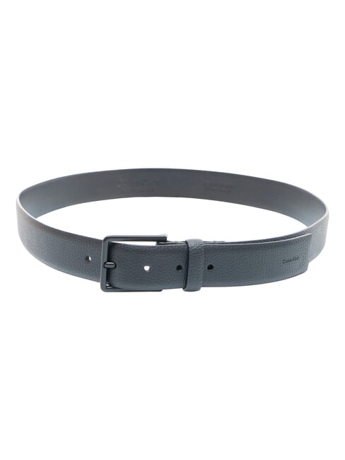 WARMTH BUCKLE Curea de piele negru/negru mat - Curele