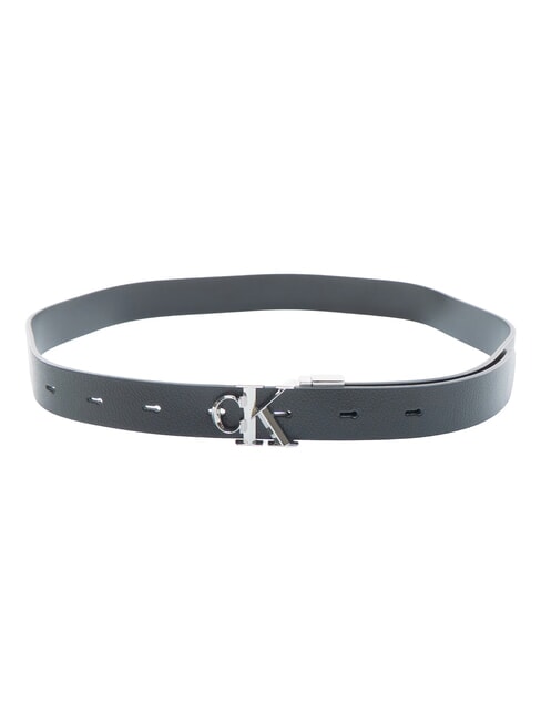 CK HARDWARE Curea reversibilă din piele pe negru - Curele