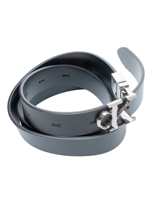 CK HARDWARE Curea reversibilă din piele pe negru - Curele