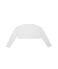 CALVIN KLEIN CK JEANS Tricou scurt, cu m&acirc;necă lungă alb strălucitor - tricou - 3