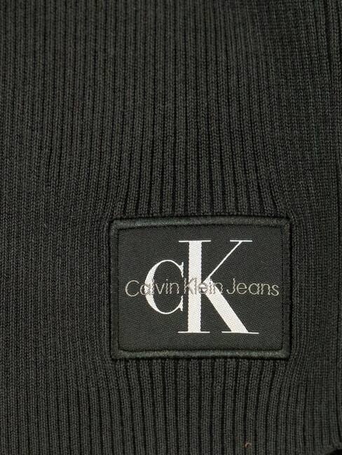 CK JEANS Pulover cu guler &icirc;nalt, m&acirc;necă lungă ck negru - Pulovere pentru femei