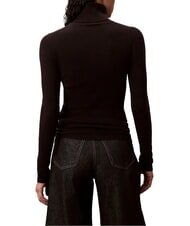 CALVIN KLEIN CK JEANS Pulover cu guler &icirc;nalt, m&acirc;necă lungă - Pulovere pentru femei