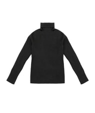 CALVIN KLEIN CK JEANS Pulover cu guler &icirc;nalt, m&acirc;necă lungă ck negru - Pulovere pentru femei - 3