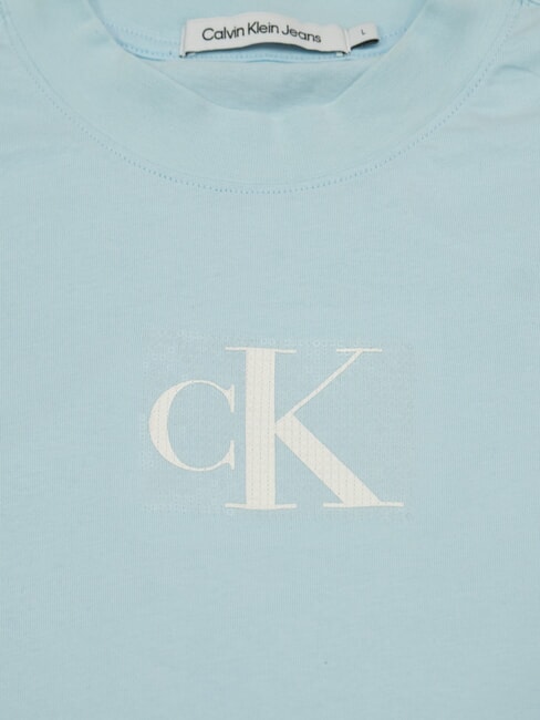 CK JEANS Tricou scurt, cu m&acirc;necă lungă albastru suvenir - tricou