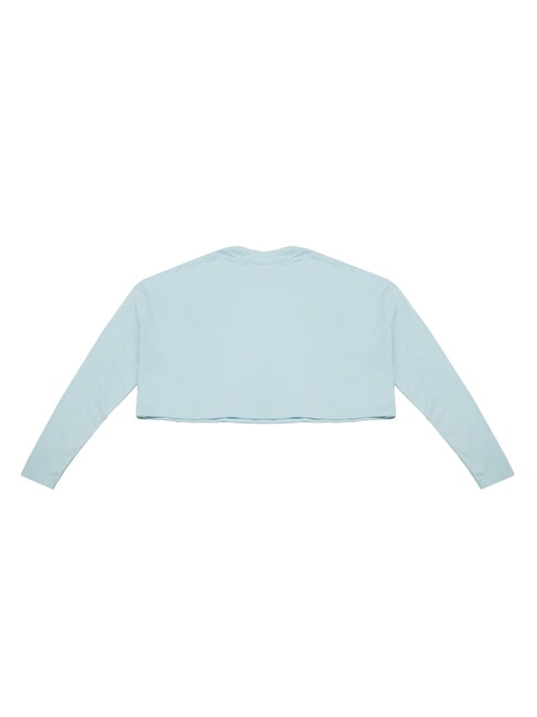 CK JEANS Tricou scurt, cu m&acirc;necă lungă albastru suvenir - tricou