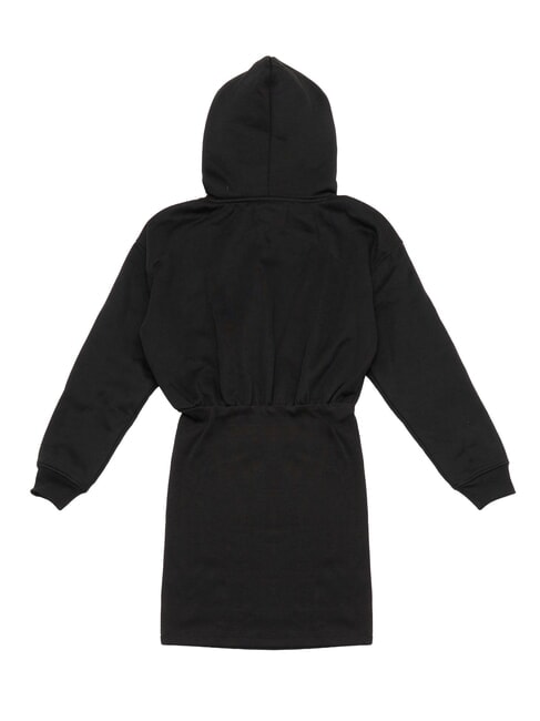 CK JEANS Rochie cu glugă ck negru/alb strălucitor - Haine de femeie