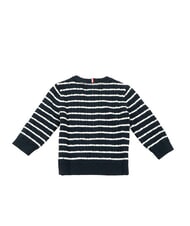 TOMMY HILFIGER TH Pulover cu guler rotund dungă nautică - Pulovere pentru copii - 3