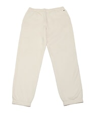 TOMMY HILFIGER TH Pantaloni de jogging, din bumbac alb antic - Pantaloni pentru copii - 3