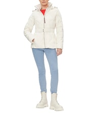 TOMMY HILFIGER TH Jachetă cu glugă alb antic - Jachete pentru femei - 3