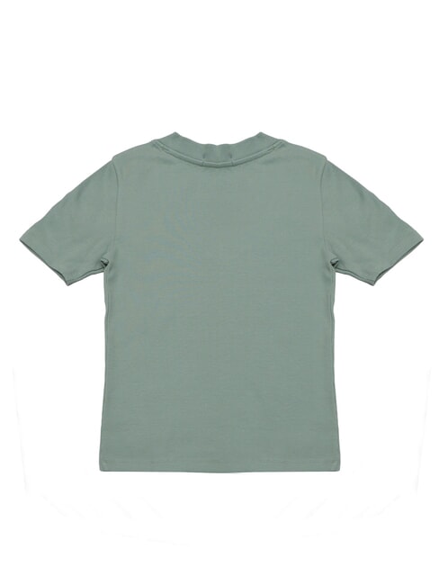 WOVEN LABEL Tricou din bumbac cu m&acirc;necă scurtă gri - tricou