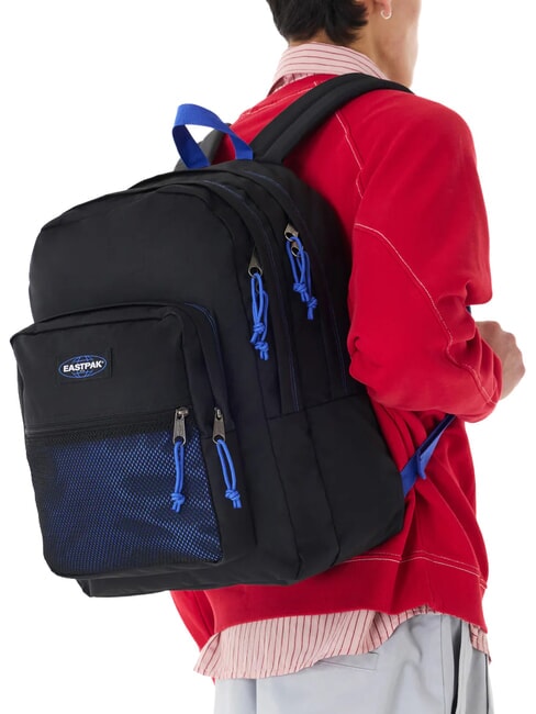 PINNACLE Rucsac contrast negru albastru - Rucsacuri pentru școală și timp liber