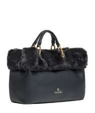 BRACCIALINI BETH FUR Geantă de m&acirc;nă cu clutch negru - Genți femei - 2