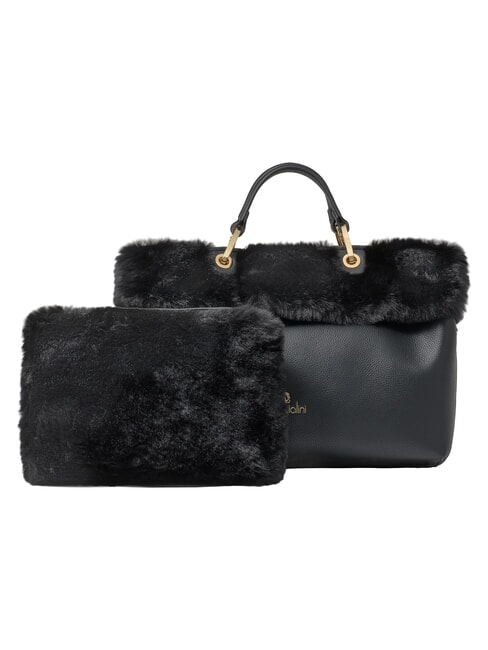 BETH FUR Geantă de m&acirc;nă cu clutch negru - Genți femei