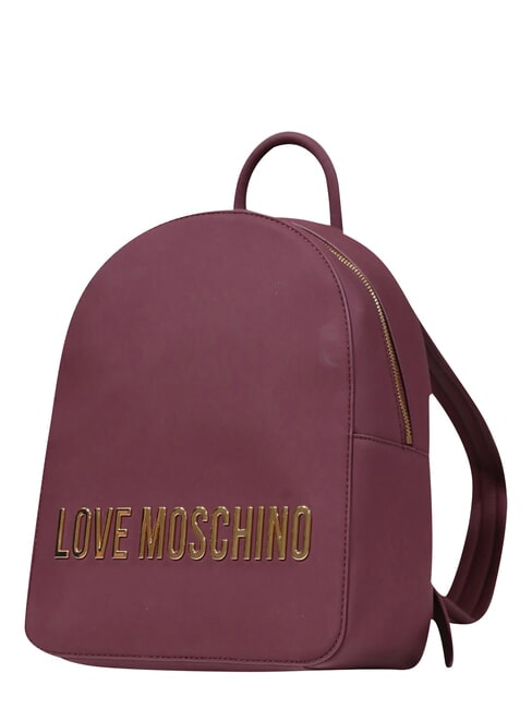 BOLD LOVE Rucsac cu logo &icirc;n relief vin - Genți femei