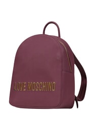 LOVE MOSCHINO BOLD LOVE Rucsac cu logo &icirc;n relief vin - Genți femei - 2