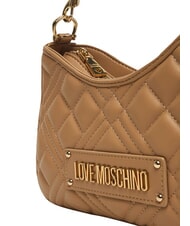 LOVE MOSCHINO QUILTED Geantă cu funcție dublă bej - Genți femei - 5