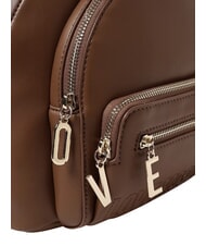 LOVE MOSCHINO ZIPLINE Rucsac rotund cu buzunar PIELE - Genți femei - 4