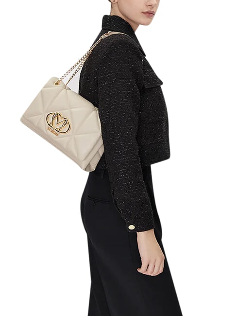 EMBOSSED Geantă de umăr / geantă crossbody fildeş - Genți femei