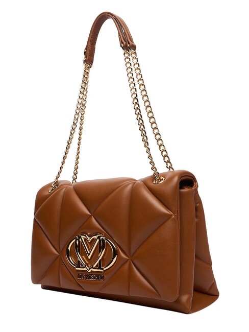 EMBOSSED Geantă de umăr / geantă crossbody castan - Genți femei