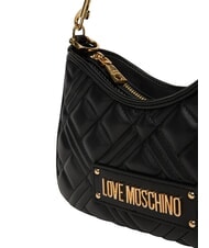 LOVE MOSCHINO QUILTED Geantă de umăr, cu curea de umăr negru - Genți femei - 5