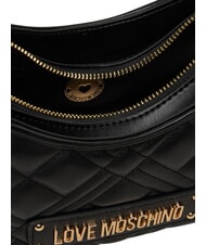 LOVE MOSCHINO QUILTED Geantă de umăr, cu curea de umăr negru - Genți femei - 6