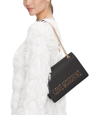LOVE MOSCHINO BOLD LOVE Geantă de umăr, cu lanț negru - Genți femei - 2