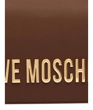 LOVE MOSCHINO BOLD LOVE Geantă de umăr, cu lanț castan - Genți femei - 8